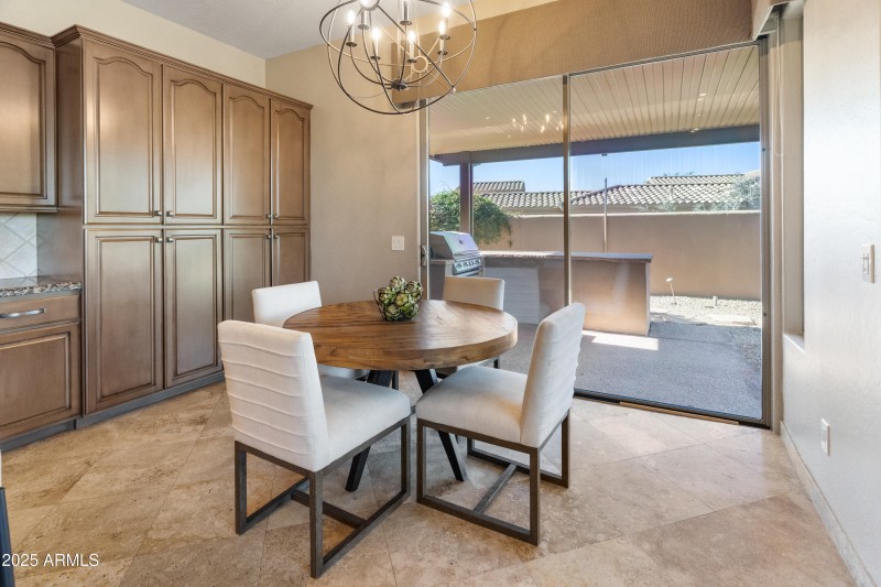 kitchenette and outdoor grill