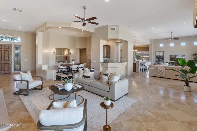 LR looking into bar and FR