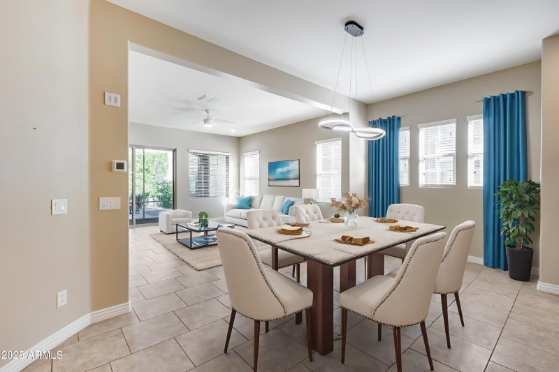 Dining Area - Virtually Staged