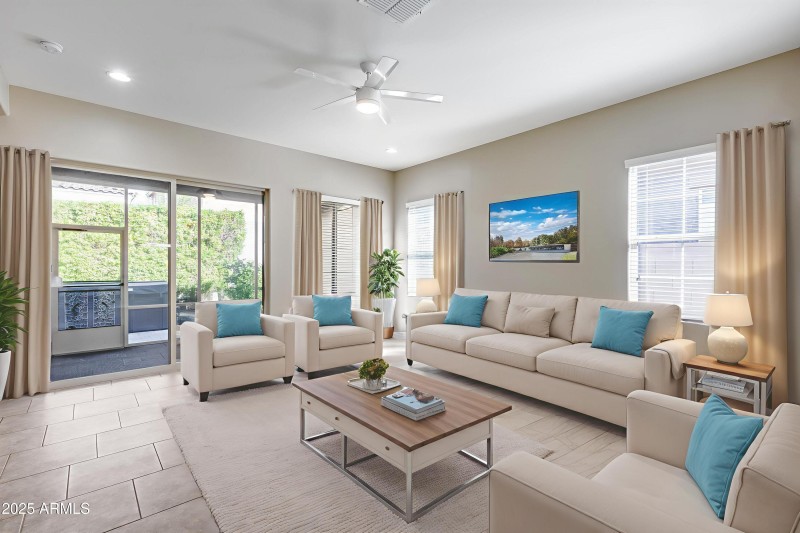 Living Area - Virtually Staged