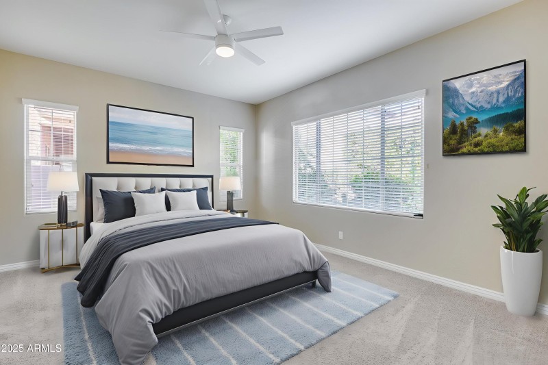 Primary Bedroom - Virtually Staged