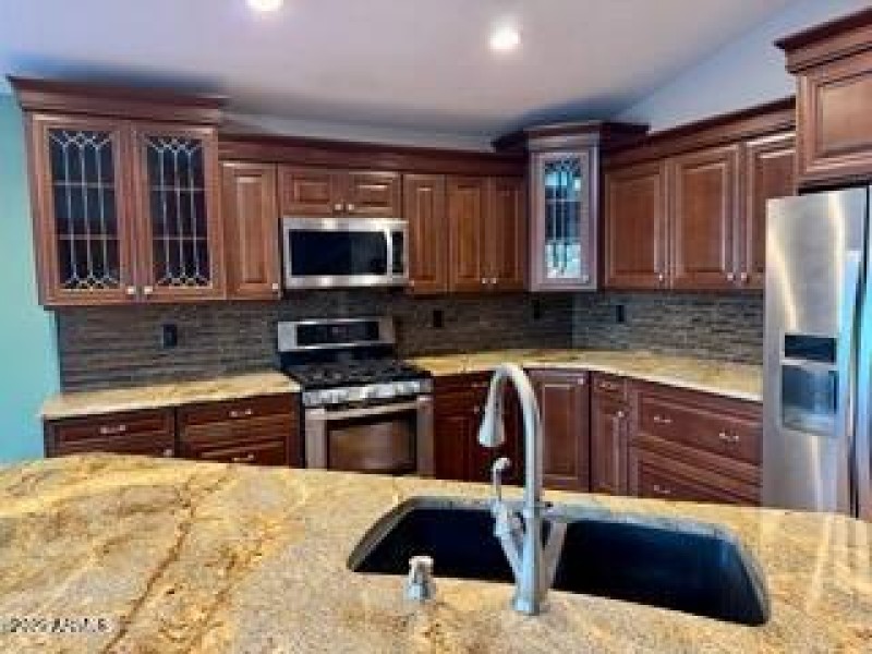 Glass inserts on cabinet doors