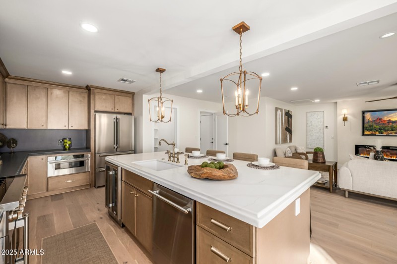 Soft-close slim shaker cabinetry