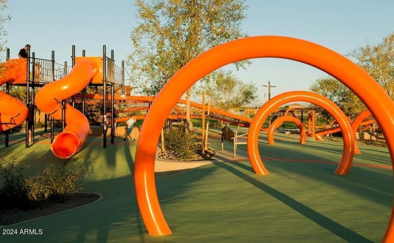 Orange Monster Play Area