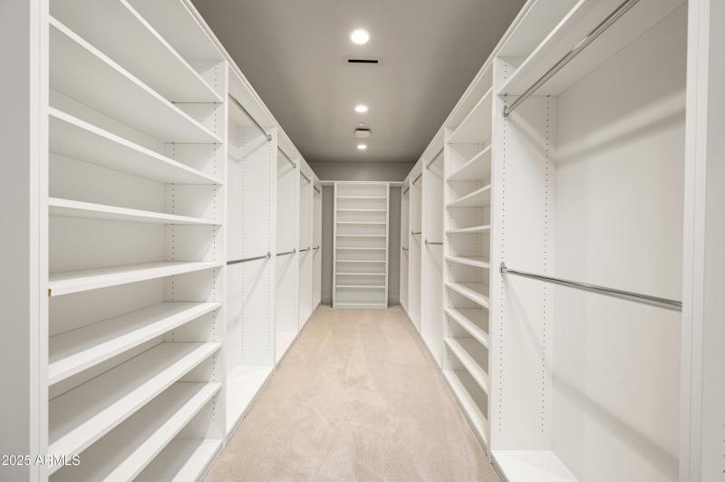 Large primary closet