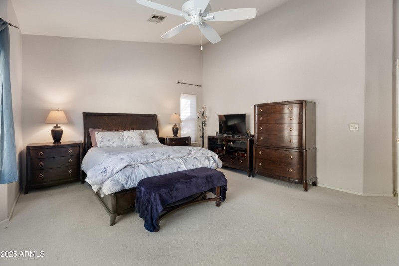 There is a separate exit to rear yard