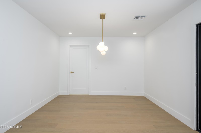 Laundry Area Entry Off Dining Area