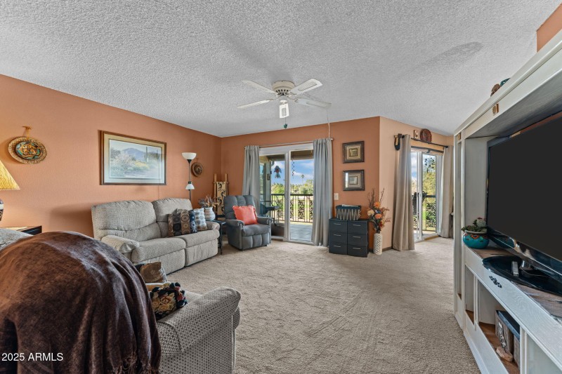 Roomy living area with a view!