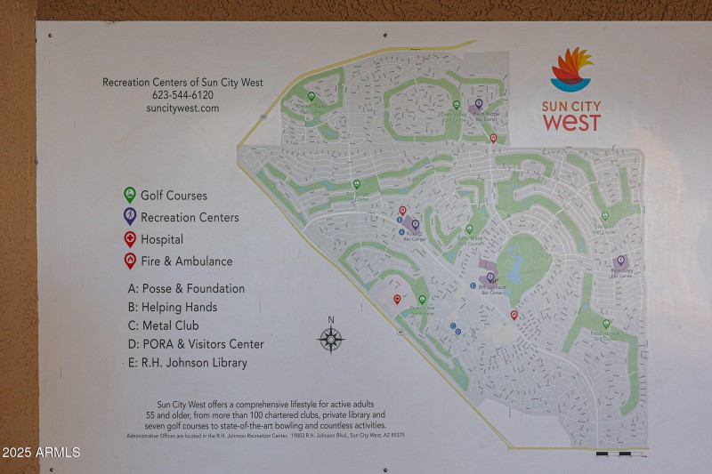 Sun City West Map