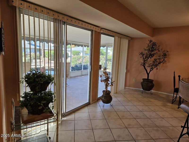 Large rear screened porch