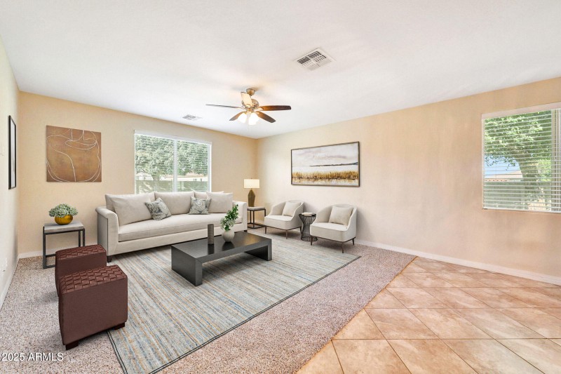 Spacious Family Room