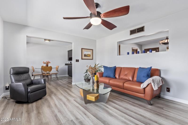 Luxury plank flooring