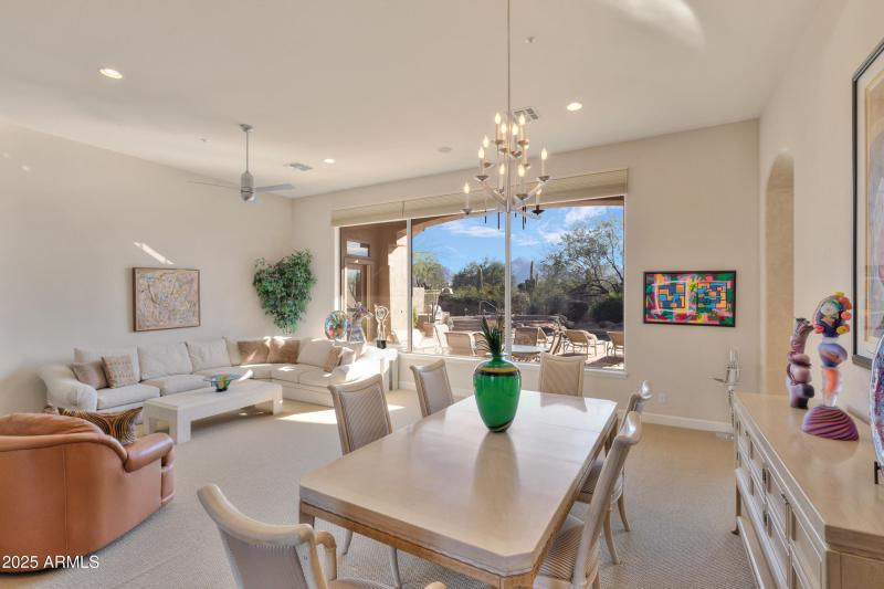 Living Room and Dining Room