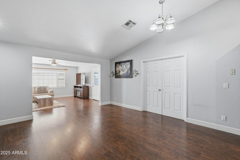 Double doors into Bonus Room