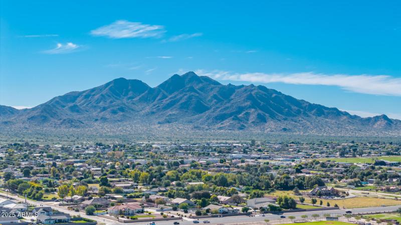 views of Santan mountain