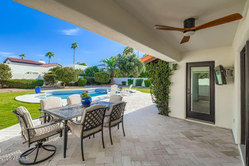 Outside Patio and yard