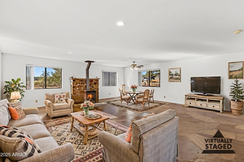 Living Room - Virtually Staged