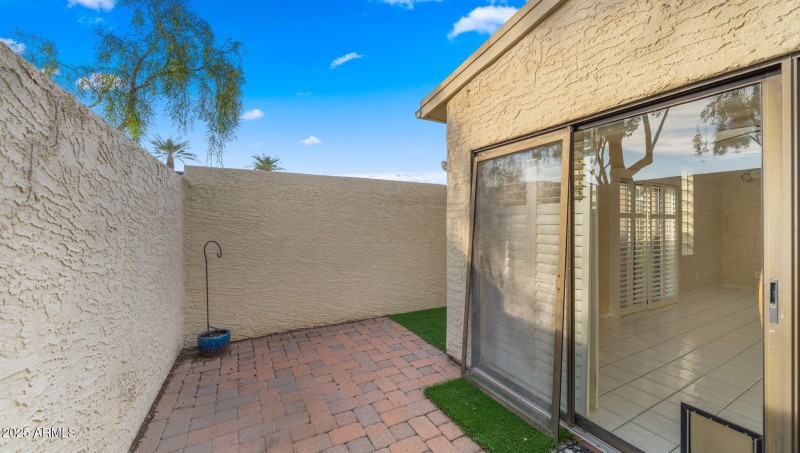 East Patio Facing South