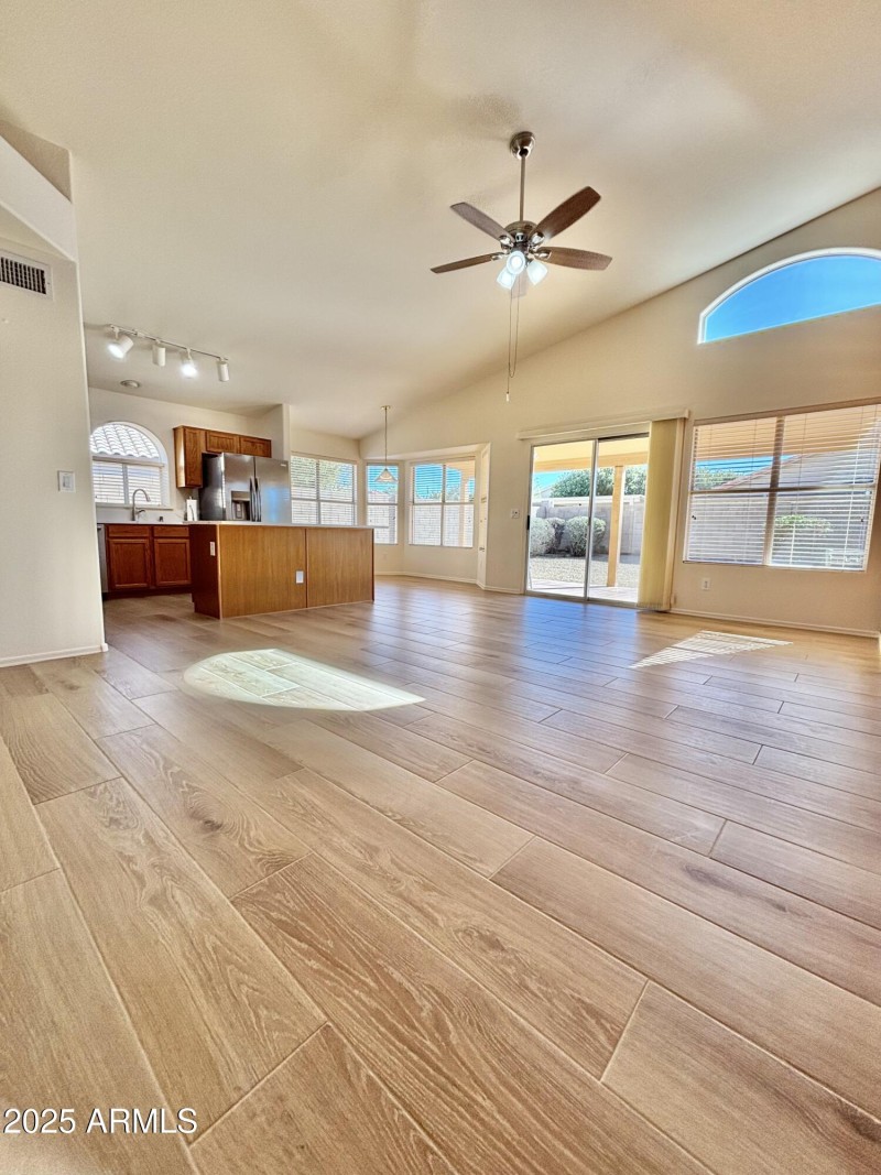 Family room off kitchen