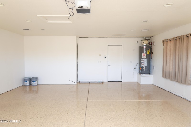Garage with Epoxy Floor