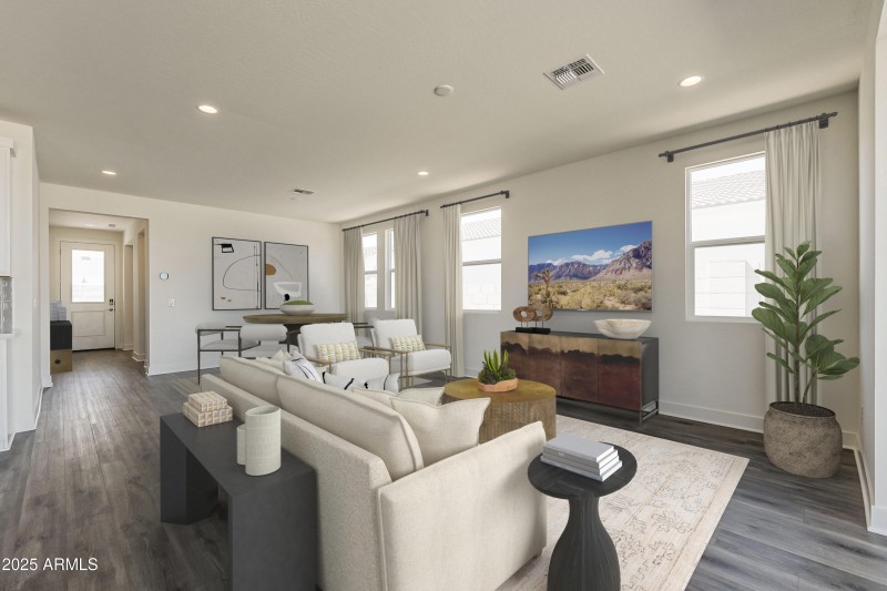 Virtually Staged Great Room