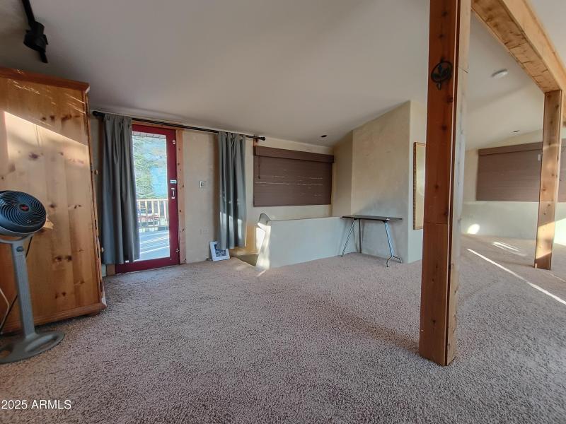 Loft Area & Door to Rear Deck