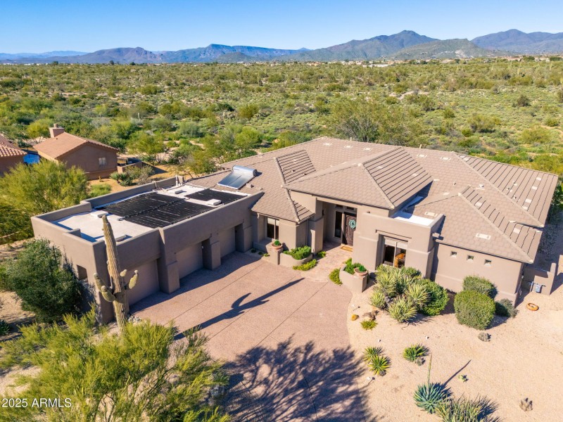 Front of home aerial view