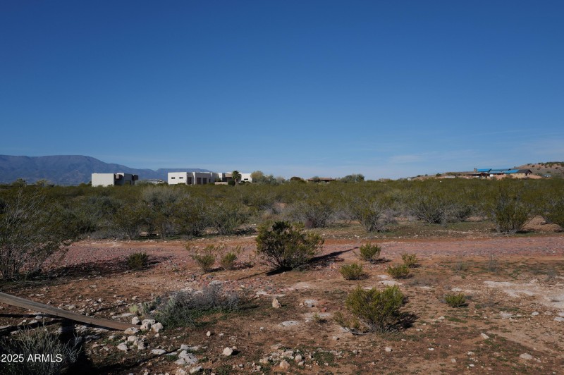 On the lot, facing west