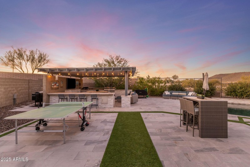 Twilight side of home