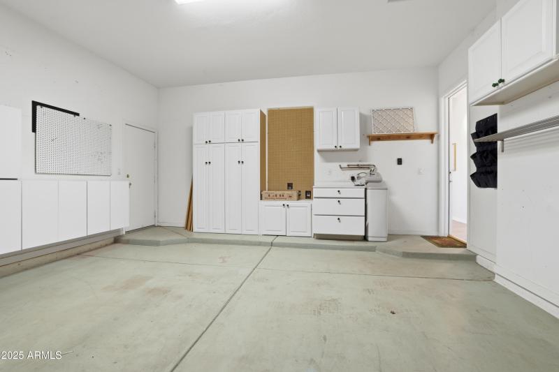 2 Car Garage with built ins!