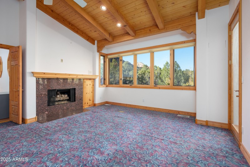 Den/Office With Fireplace