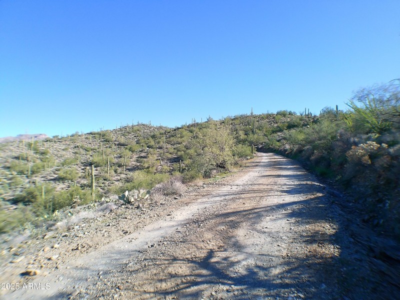 Gravel roads surrounding