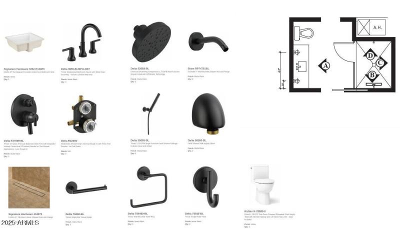 Guest Bath Plumbing Selections