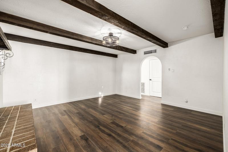 Wood Beams, Wood-like Flooring