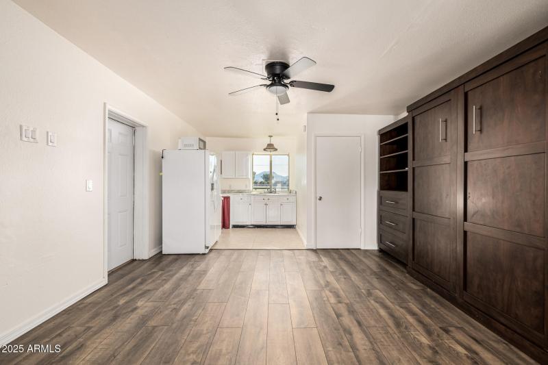 Murphy Bed, LVP Flooring