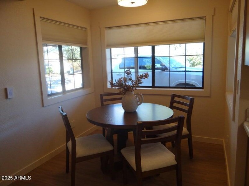 Dining Nook blinds up