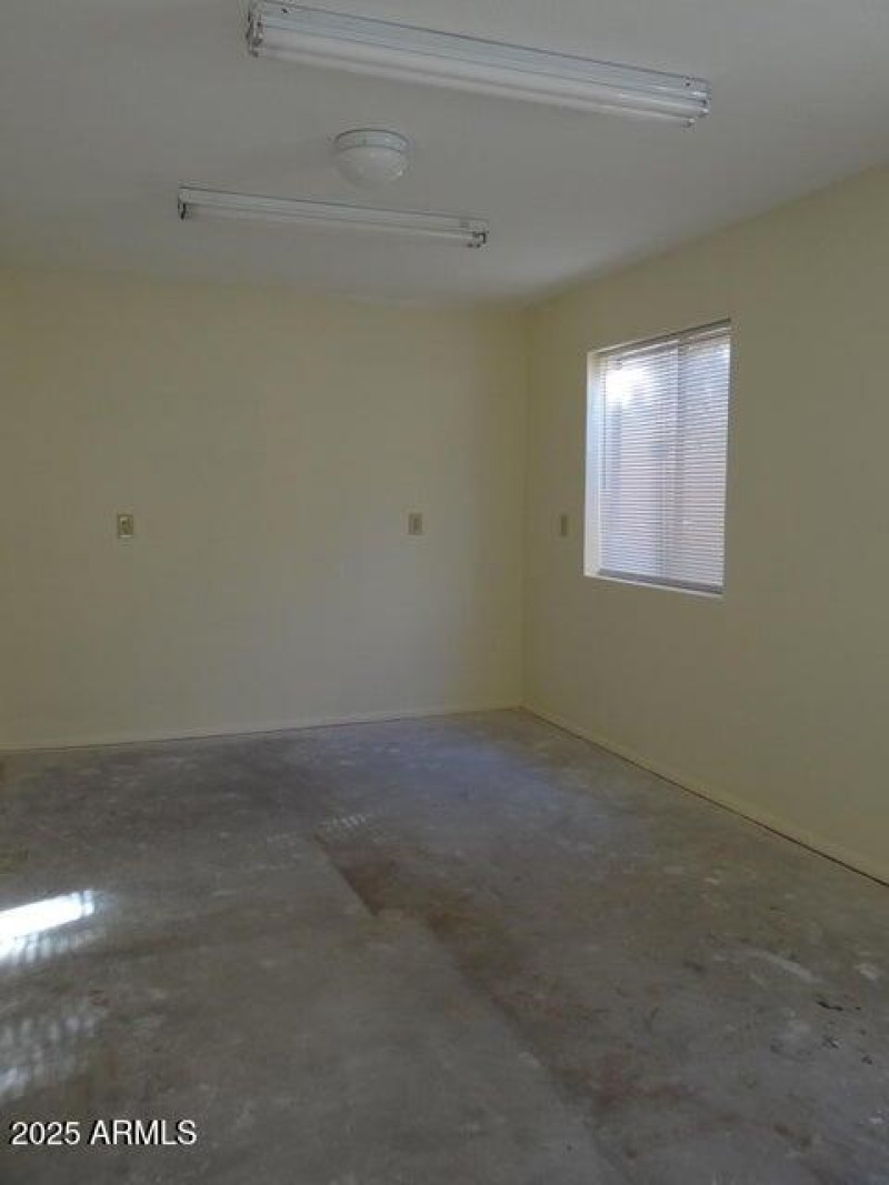 Large workshop in garage