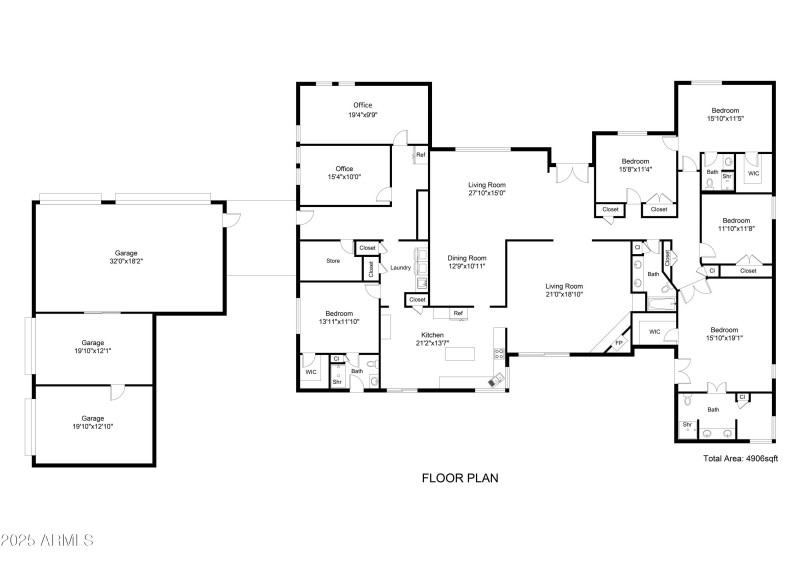 2D Floorplan 8347 E Vía De La Gente, Sco
