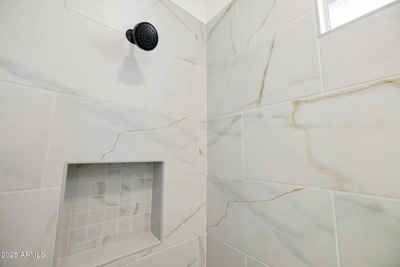 WALK-IN TILED SHOWER