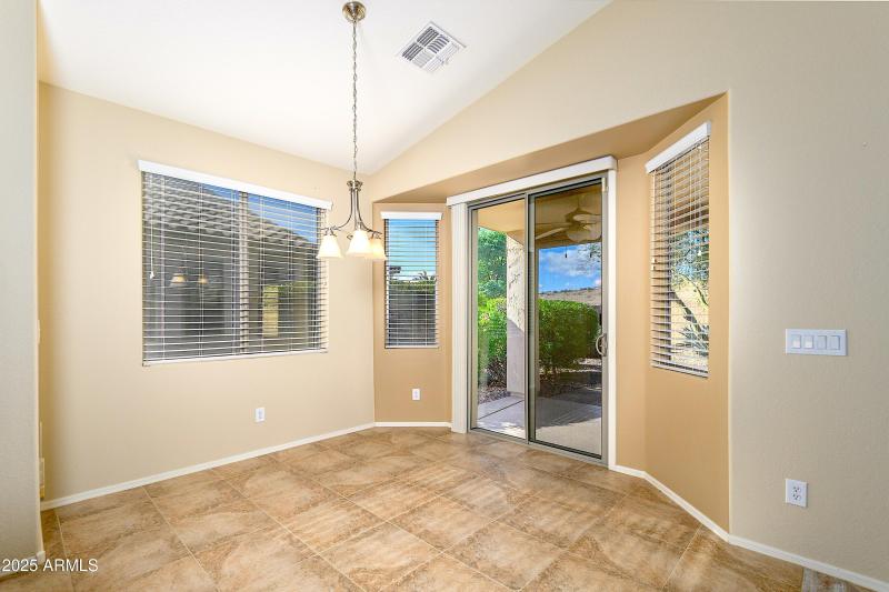 Dining Area w/Slider to Patio