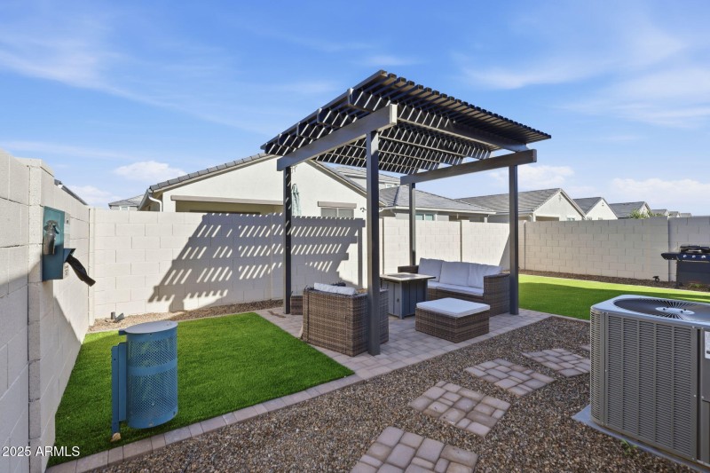 Back and front yard are completed