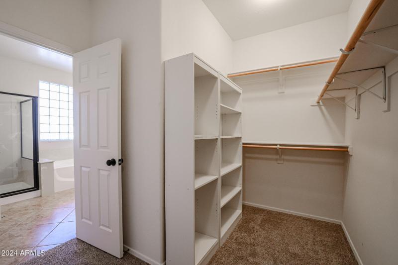 Built in Primary closet