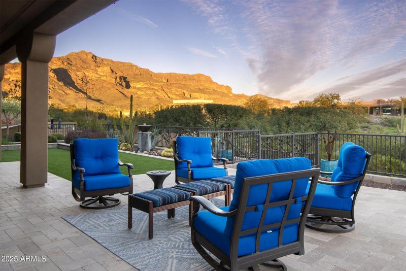 Backyard spectacular view