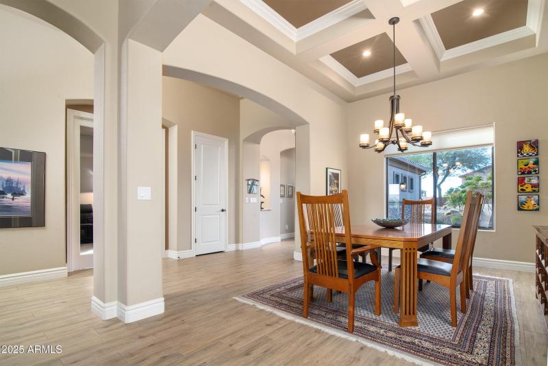 Large open dinning room