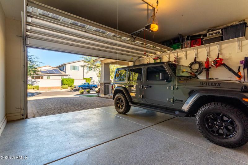 Garage with Epoxy Floors