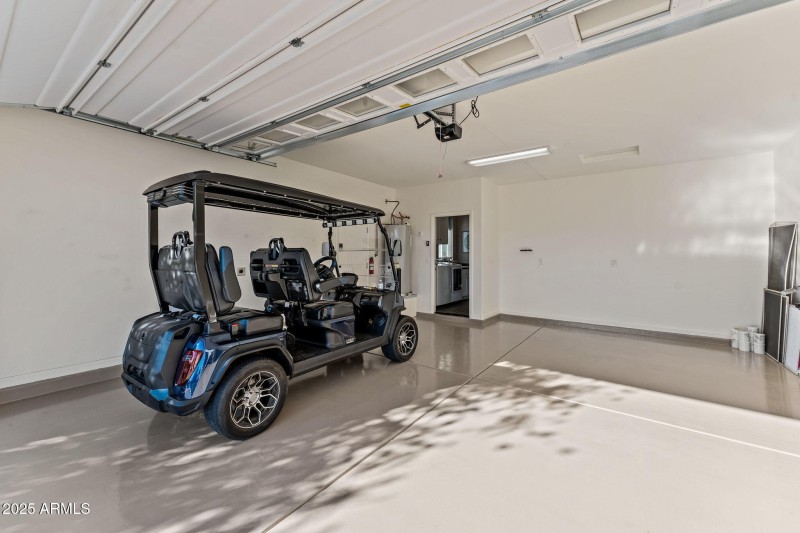 Extended length garage