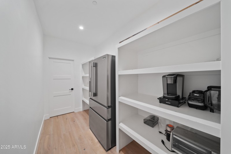 Expansive pantry with fridge