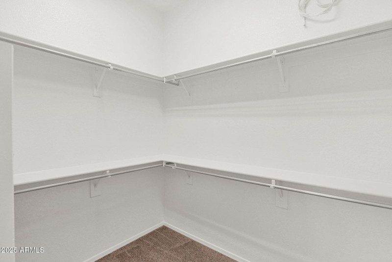 Primary walk in closet