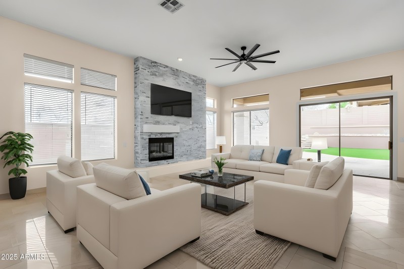 Living Room - Virtually Staged