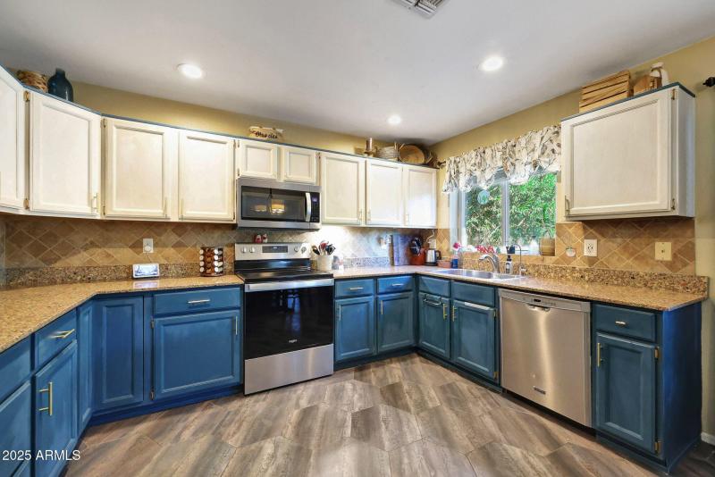 Newer stainless steel appliances